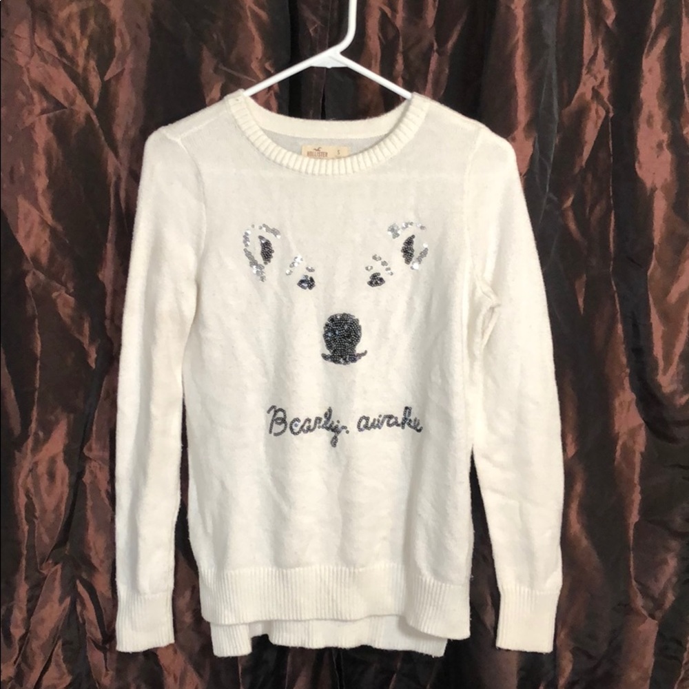 Hollister bear sweater